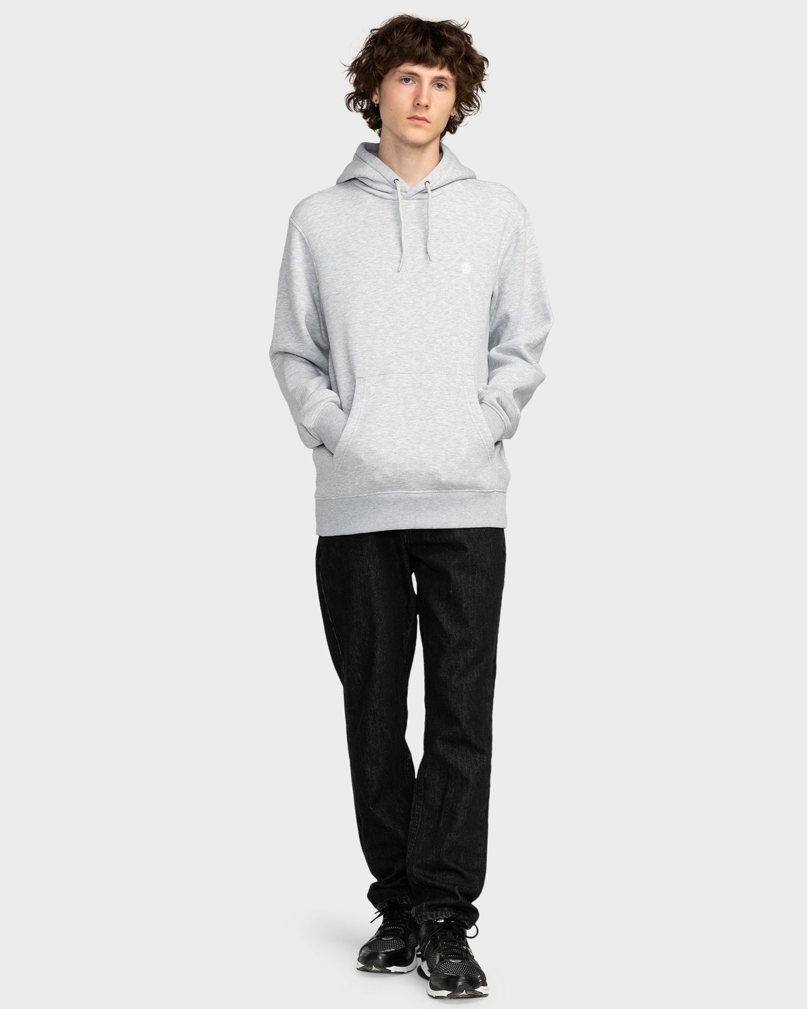 Mens Icon Embroidery Pullover Hoodie